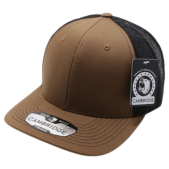 Coyote Brown/Black Pitbull Cambridge Trucker Hat