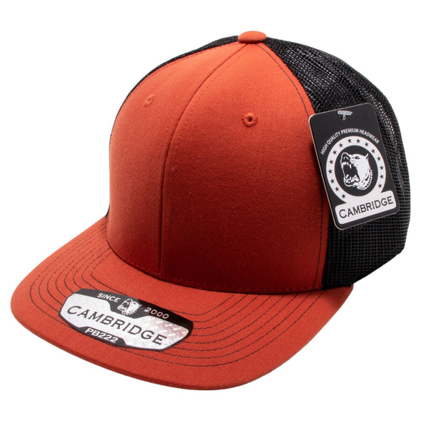 Burnt Orange/Black Pitbull Cambridge Trucker Hat