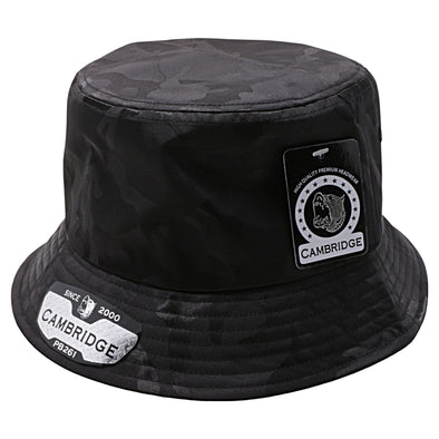 Black PB261 Pit Bull Cambridge Shiny Camouflage High Quality Bucket Hats 