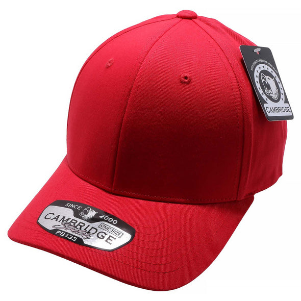 PB133 Pit Bull Comfort Fit One Size Baseball Caps  [Red]