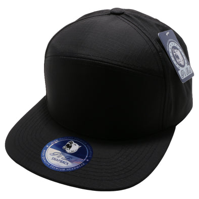 PB115 Pit Bull Waterproof Oxford Hybrid Snapback Hats  [Black]