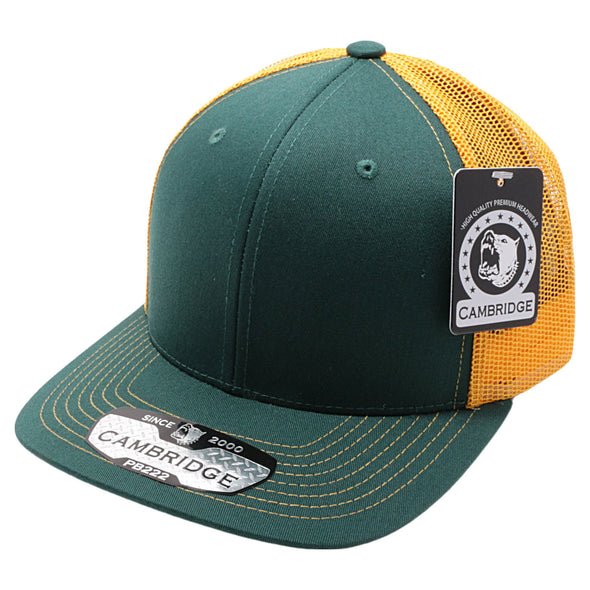 Dark Green/Gold Pitbull Cambridge Trucker Hat