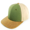 HC2024 Plain Oxford PU Visor Hat [D.green/Tan]