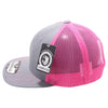 PB222H Pit Bull Cambridge Heather Gray Trucker Hat [Heather Gray/Neon Pink]