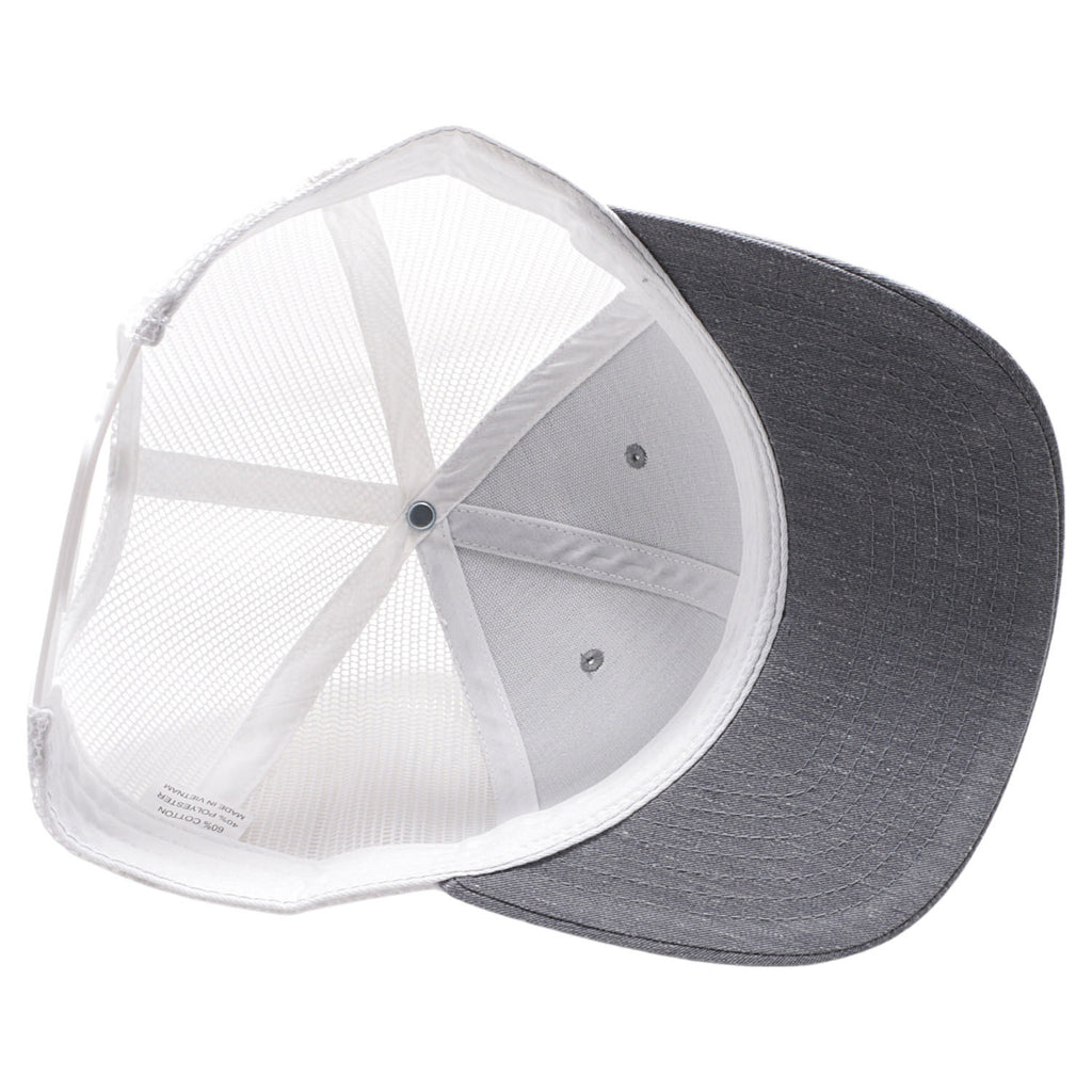 PB222H Pit Bull Cambridge Heather Gray Trucker Hat [Heather Gray/White ...