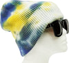 BN2101 Plain Tie Dye Cuffed Knit  Beanie Hats