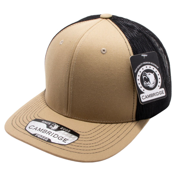 Khaki/Black Pitbull Cambridge Trucker Hat