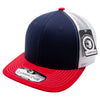 Navy/White/Red Pitbull Cambridge Tri-Color Trucker Hat