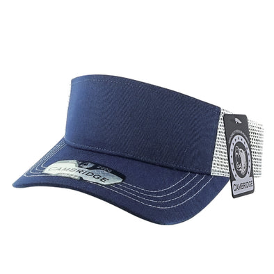 PB244 Pit Bull Two tone Sun Visor Hats  [Navy/White]