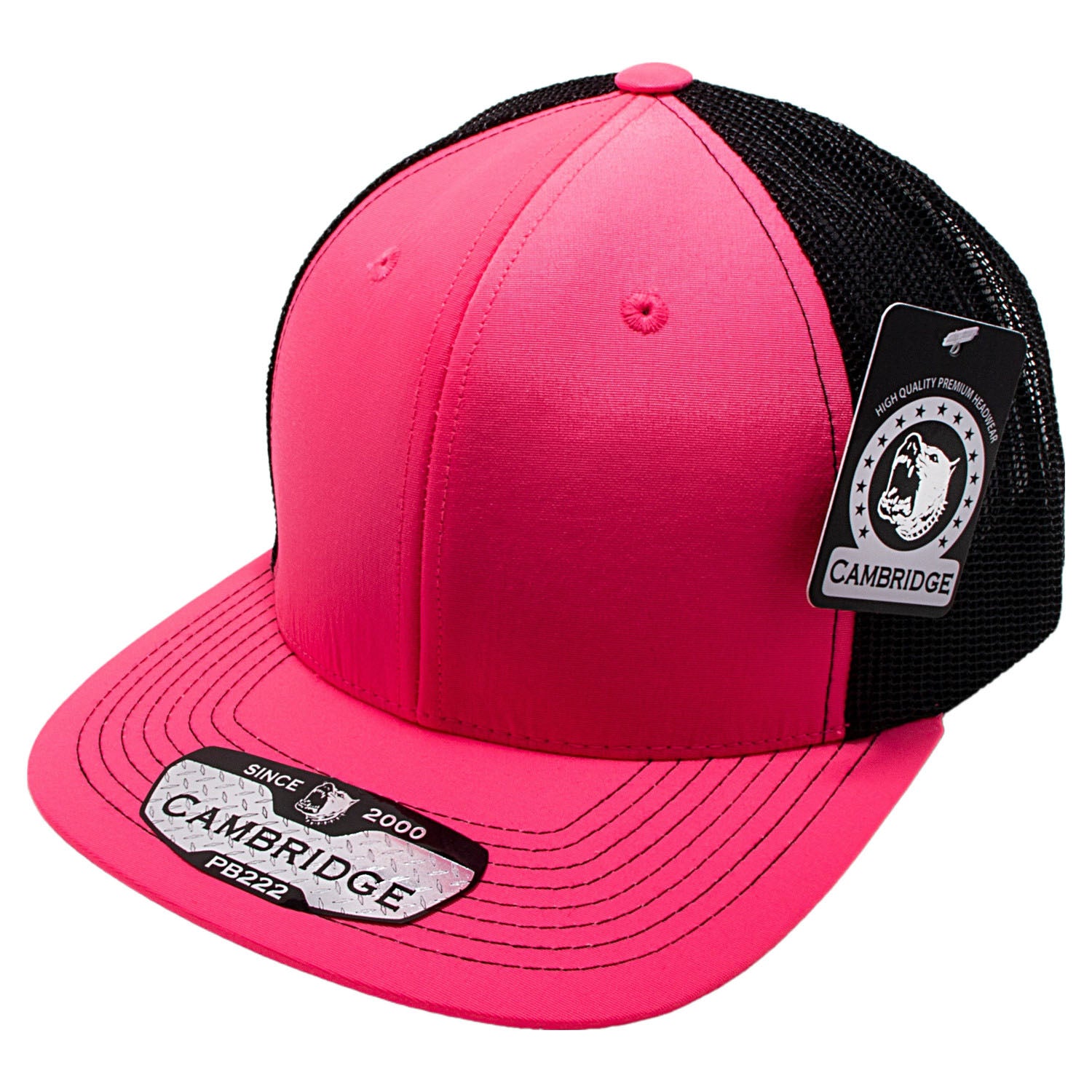 PB222N Pit Bull Cambridge Neon Trucker Hat [Neon Pink/Black