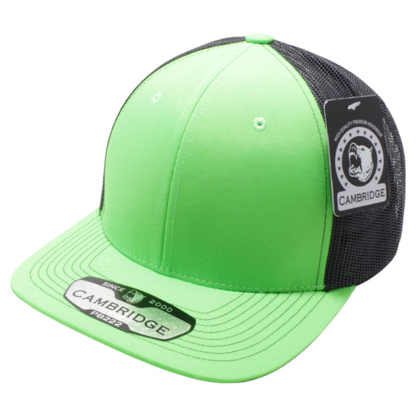 Neon Green/Charcoal Pitbull Cambridge Neon Trucker Hat