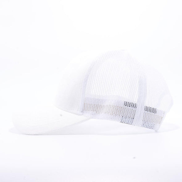 Pit Bull Suede Trucker Hat Wholesale [White]
