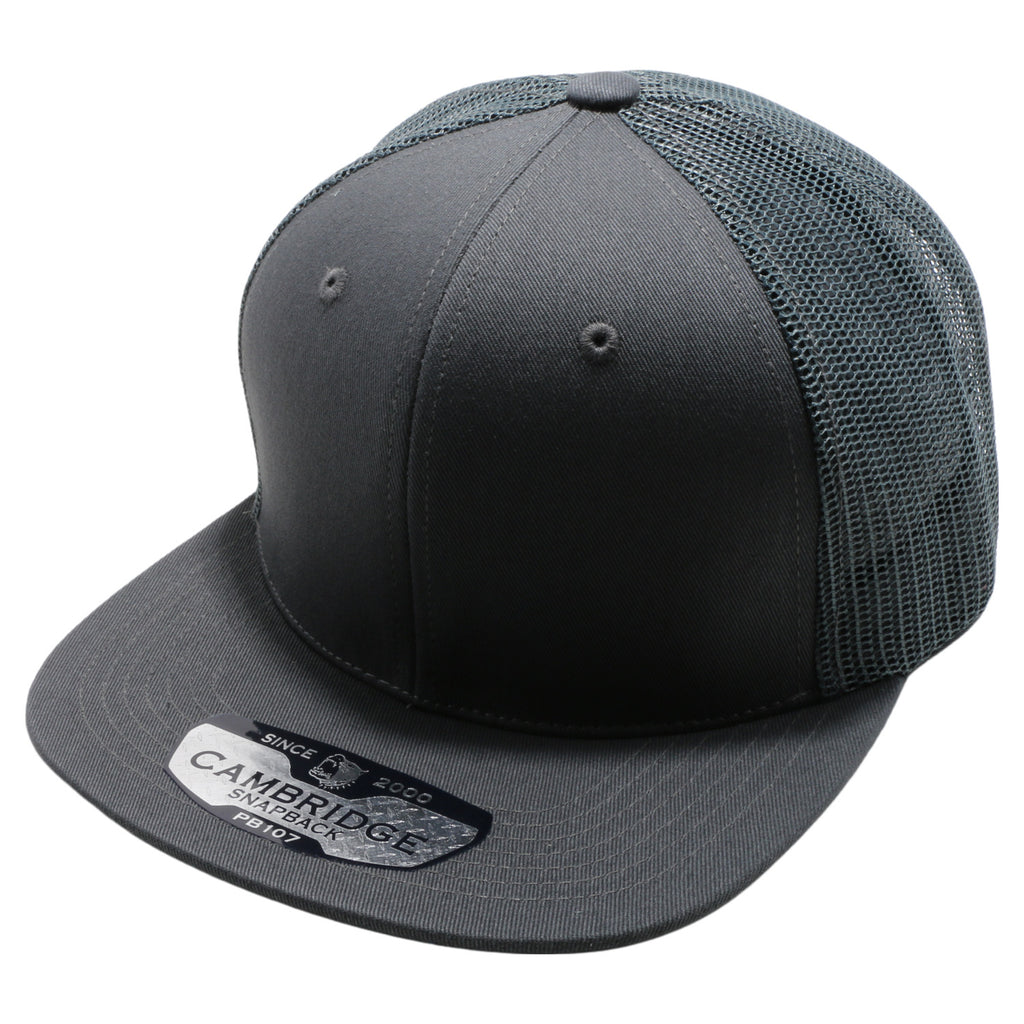 PB107 Pit Bull Cotton Trucker Hats [Charcoal] – CHOICE CAP, INC.