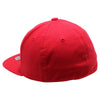 PB134 Pit Bull Comfort Fit Flat Fitted Hats  [Red]