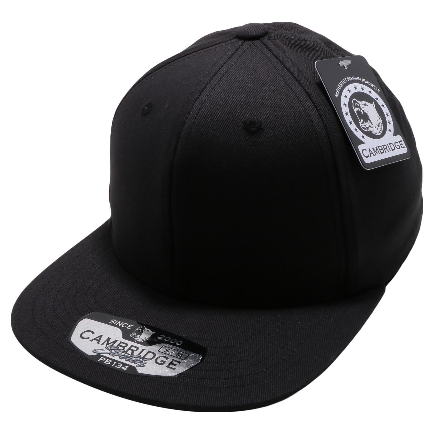 PB134 Pit Bull Comfort Fit Flat Fitted Hats [Black] – CHOICE