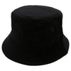 PB183 Pit Bull Plain Washed Cotton Fisherman Bucket Hats [Black]