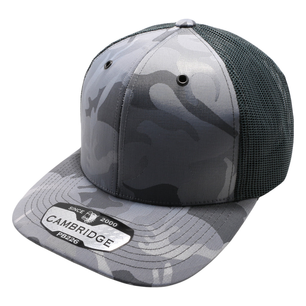 PB226 Pit Bull Cambridge Shiny Camo Trucker Hat Wholesale [L.Grey ...