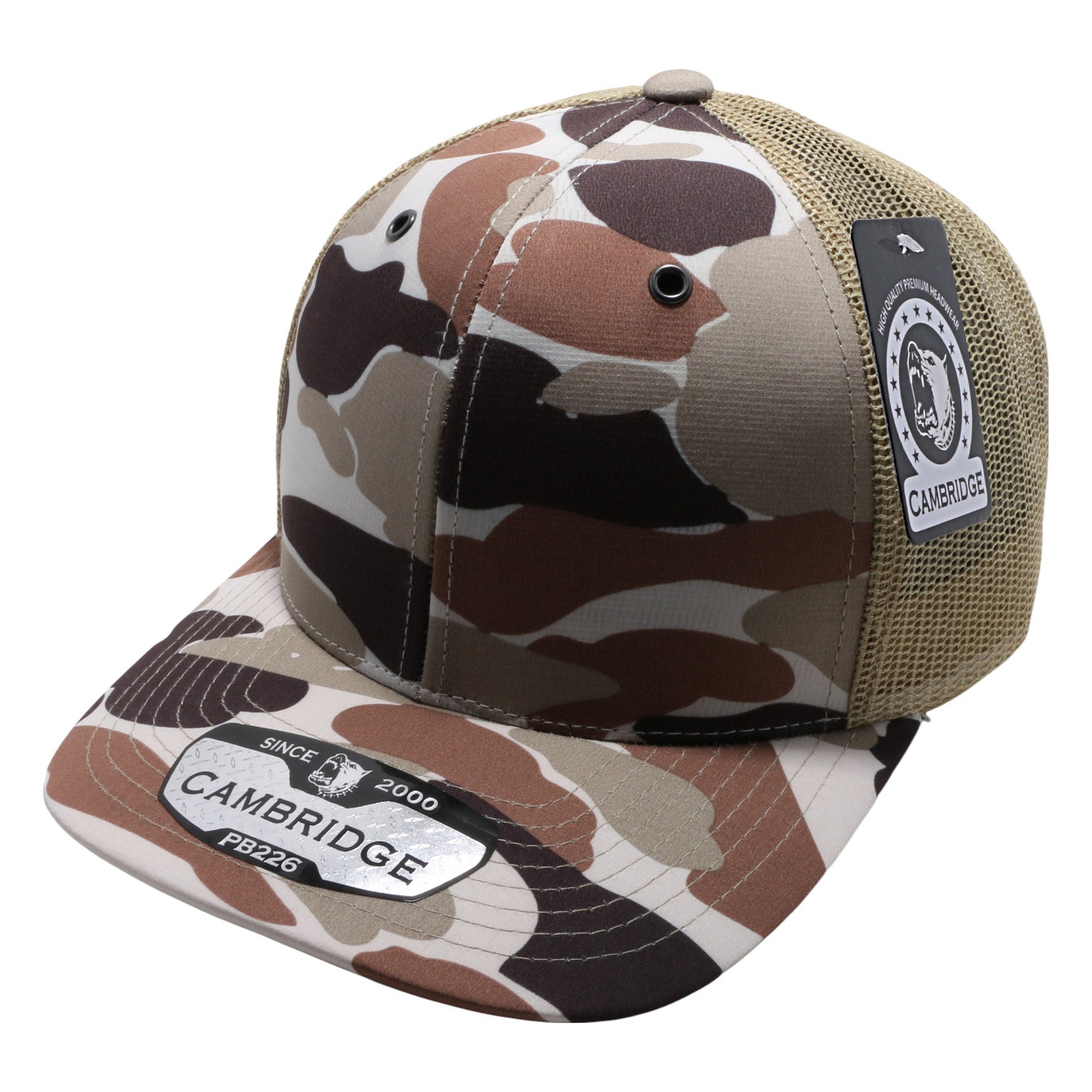 PB226 Pit Bull Cambridge Camo Trucker hats Collection