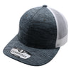 PB227 Pit Bull Cambridge Space Dyed Mesh Trucker Hats [Charcoal/White]