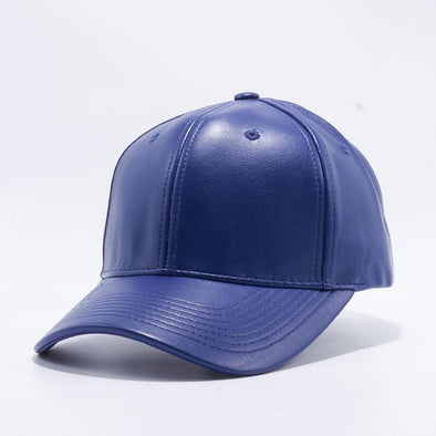Pit Bull Pu Leather Baseball Hats Wholesale [Royal] Adjustable