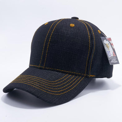 Pit Bull Denim Baseball Caps Wholesale [Black] Adjustable