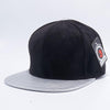 Pit Bull Suede Perforated Leather Snapback Hats Wholesale [Black/silver]