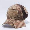 Pit Bull Dv557 Us Flag Velcro Patch Micro Mesh Hats [Desert D.camo] Exclusive