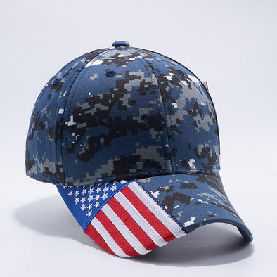 Pb207 Blank Tactical Operator Hats Wholesale [Navy D.camo] Adjustable