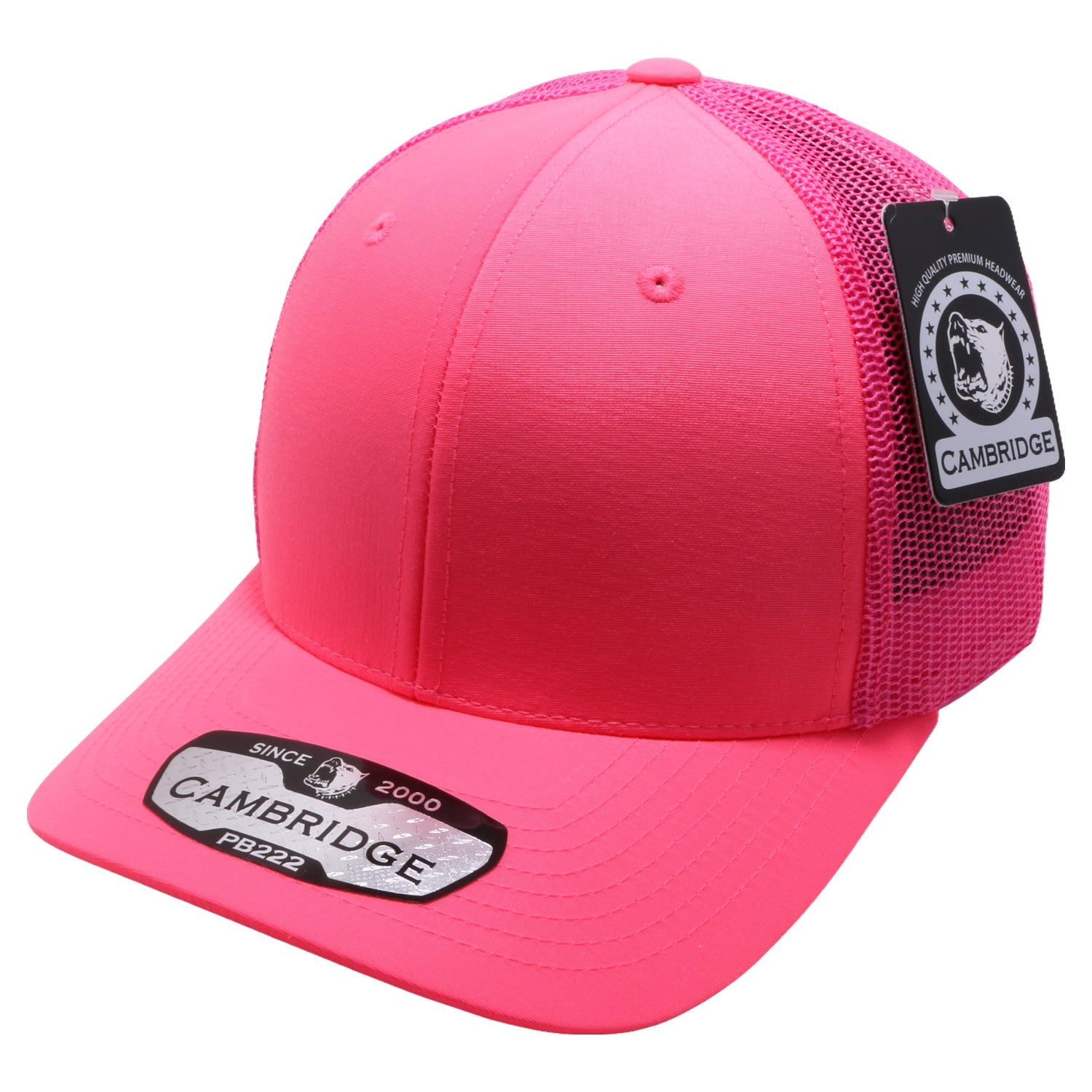 PB222N Pit Bull Cambridge Neon Trucker Hat [Neon Pink] – Pit Bull