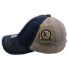 PB221 Pit Bull Pigment Dyed Trucker Hat [Denim/Khaki]
