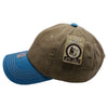 PB188k Pit Bull Pigment Washed Cotton Khaki 2 Tone Buckle Strap Hat  [Khaki/Aqua]