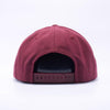 Pit Bull Wool Blend Snapback Hats Wholesale [Maroon]
