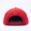 Pit Bull Wool Blend Snapback Hats Wholesale [Red]