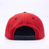 Pit Bull Wool Blend Snapback Hats Wholesale [Red/black]