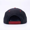 Pit Bull Wool Blend Snapback Hats Wholesale [Black/red]