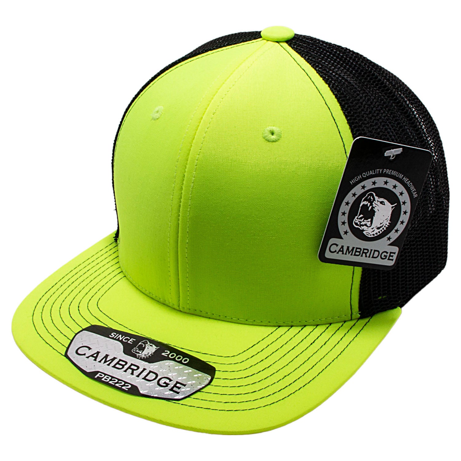 PB222N Pit Bull Neon Cambridge Trucker Hat Neon Yellow – CHOICE