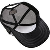 PIT BULL CAP ZDAQ01 Amaze-In Zodiac Aquarius Sponge Trucker, featuring a classic white and black sponge mesh cap design 6
