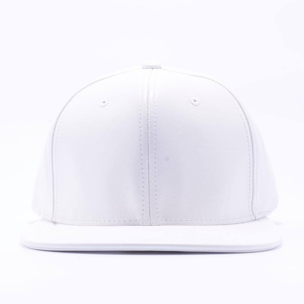 Pit Bull Leather Snapback Hats Wholesale [White] – CHOICE CAP,