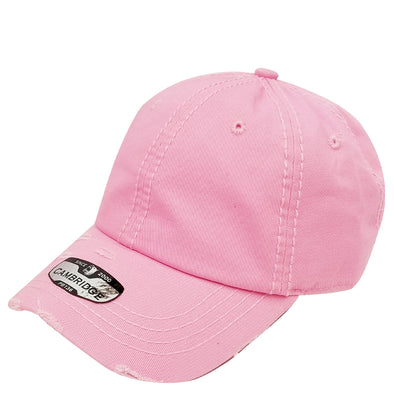 PB136V Pit Bull Distressed Vintage Cotton Twill Dad Hat [Light Pink]