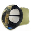 PB128c Pit Bull Hook And Loop Backstrap With Acrylic Curved Caps  [T.Camo1]